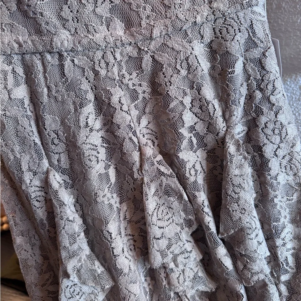 Joyfolie Mia Joy Girls Sandy‎ Lace Dress in Taupe NWT Size 6 MSRP $89